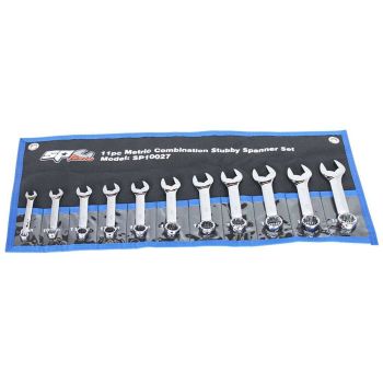 SP Tools Combination ROE Spanner Set Stubby Metric 11pc SP10027