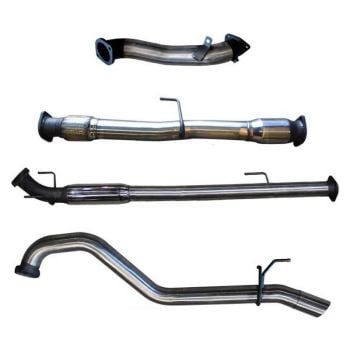 Manta Exhaust Hilux KUN26R 3.0L D4D 3in HotDog with Cat