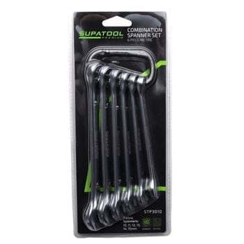 STP Supatool Premium Combination Spanner Set 6pc STP3010