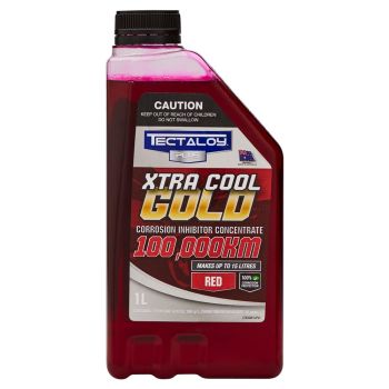 Tectaloy Plus XTRA Cool Gold Corrision Inhibitor Concentrate Red 1L TEXGR1L