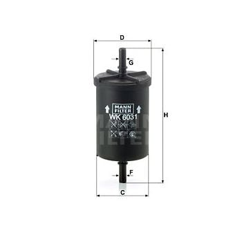 Mann Fuel Filter WK6031