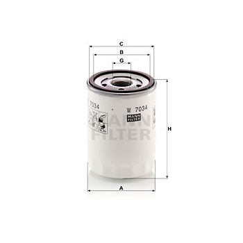 Mann Oil Filter W7034