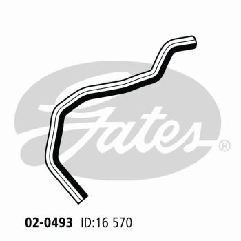 Gates 02-0493 Radiator Hose