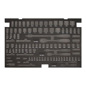 SP Tools EVA Foam Tool Storage 103pc Metric/SAE Sockets SP50905