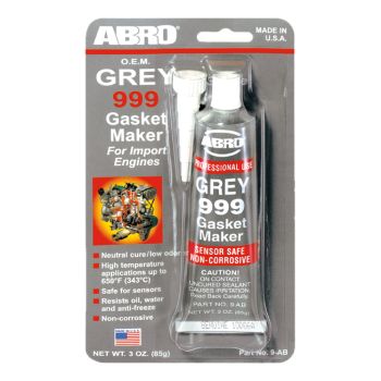 ABRO 9-AB 999 Silicone Gasket Maker Grey 85g Tube