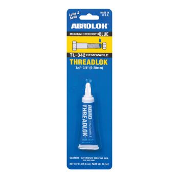 ABRO TL-342 Threadlok Medium Strength Removable Threadlocker Blue 6ml