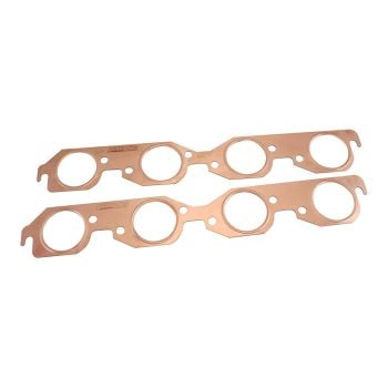 Aeroflow Round Port Copper Embossed Exhaust Gaskets fits Big Block Chev AF1854-1304