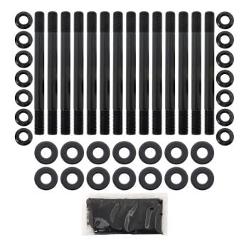 Aeroflow Ford Barra BA BF FG Turbo Head Stud Kit 12-Point Nuts fits OEM and Aftermarket Cylinder Heads 8740 Grade Material AF37-2022