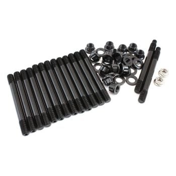 Aeroflow Ford XR6 Barra 2 Bolt Main Stud Kit fits BA BF FG Turbo 4 Liter 12-Point Nuts and 8740 Grade Material AF37-2222