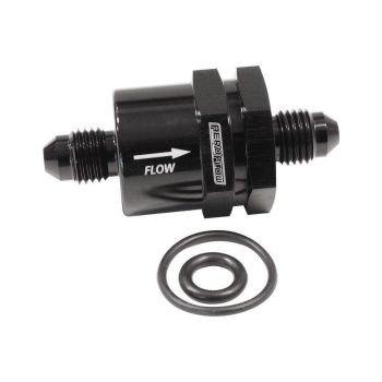 Aeroflow AF612-04BLK Inline Check Valve -4AN Black