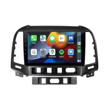 Aerpro AMAHY19 9" Apple CarPlay Andoid Auto Head Unit fits Hyundai Santa Fe 2006-2009 Non-Amplified