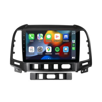 Aerpro AMHY20 9" Wireless Apple CarPlay Android Auto Head Unit fits Hyundai Santa Fe 2006-2009 Amplified