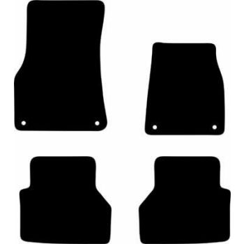 RubberTree Executive Rubber Car Floor Mats fits Audi A6 Sedan C8 2018-On AU057-01TPR
