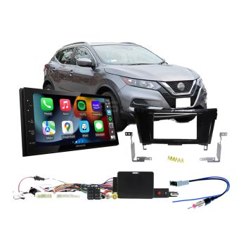 Nissan Qashqai J11 2020-2022 Apple CarPlay Android Auto Head Unit Upgrade Kit