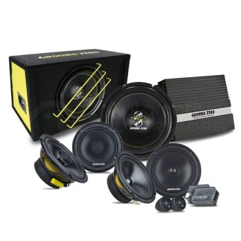 Ground Zero GZ Car Audio System Bundle & Save Package