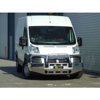 ECB Black Ripple Bullbar fits Fiat Ducato 09/11-09/14 BFI02SYB