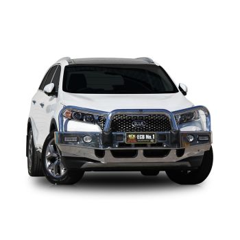 ECB Textura Black Bullbar with Bumper Lights fits Kia Sorento 04/15-09/17 BK51SYM