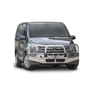 ECB Black Ripple Bullbar fits Mercedes-Benz Valente 03/18-11/20 BMB80SYB