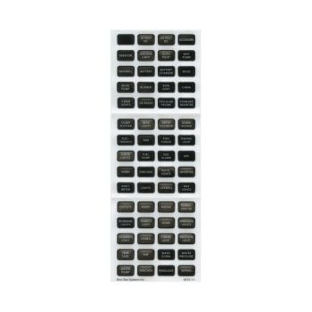 Enerdrive BS-8214B 60 Label Kit DC Small Black