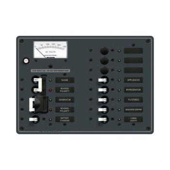 Enerdrive BS-8562B Panel 230VAC 2 x 16A Main + 9 Pos 8A