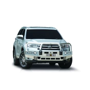 ECB Textura Black Bullbar with Bumper Lights fits Toyota Kluger 11/16-02/21 BT33SYM
