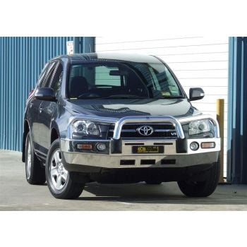 ECB Polished Bullbar with Bumper Lights fits Toyota RAV4 10/08-11/12 BT56SYP