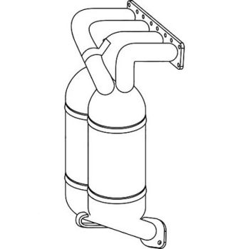 Redback C1542 Enviro Manifold Close Coupled Cat fits Toyota Rav4 01/03-01/06