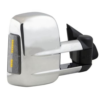 Clearview Original Towing Mirrors fits Toyota Prado 150 11/2017-2023 Chrome Indicators