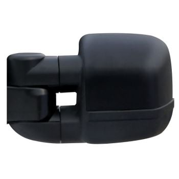 Clearview Compact Towing Mirrors fits Mitsubishi Triton GLX MR 2019-2023 Black Electric