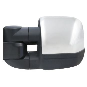 Clearview Compact Towing Mirrors fits Ford Territory 2004-2018 Chrome Electric