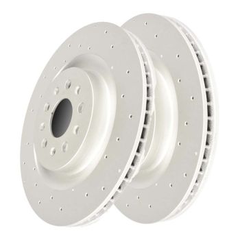 DBA DBA3931OEX Pair Street Series OE Style Cross-Drilled Brake Disc Rotor