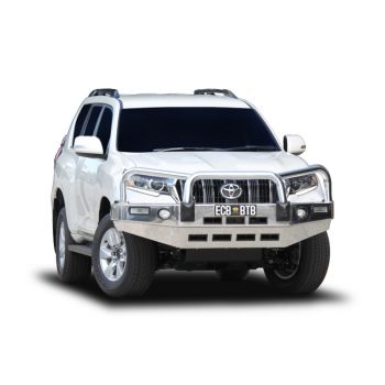 ECB Black Ripple Bullbar with Bumper Lights fits Toyota Prado GX 11/17-On EAT164SYB
