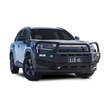 ECB Black Ripple Bullbar with Bumper Lights fits Toyota RAV4 01/26-on BT240SYB