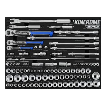 Kincrome CONTOUR LOK-ON Sockets and Accessories EVA Tray 100pc  EVA901T