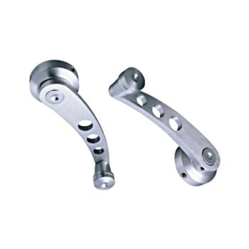 Autotecnica 12mm Silver Brushed Alloy Window Winder 80/30