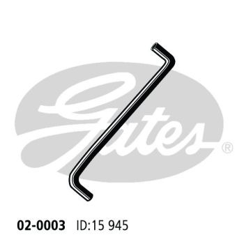 Gates 02-0003 Radiator Hose