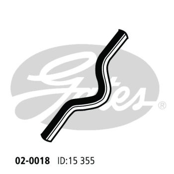 Gates 02-0018 Radiator Hose