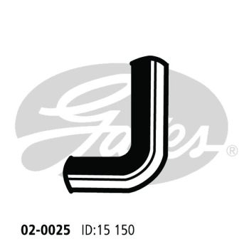 Gates 02-0025 Radiator Hose
