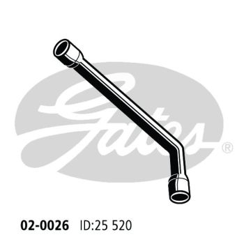 Gates 02-0026 Radiator Hose