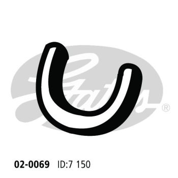 Gates 02-0069 Radiator Hose