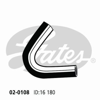 Gates 02-0108 Radiator Hose