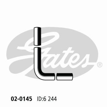 Gates 02-0145 Radiator Hose