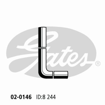 Gates 02-0146 Radiator Hose
