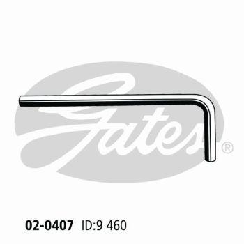 Gates 02-0407 Radiator Hose