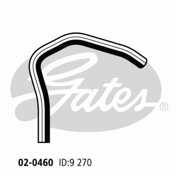 Gates 02-0460 Radiator Hose
