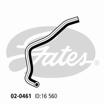 Gates 02-0461 Radiator Hose