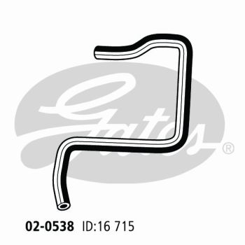 Gates 02-0538 Radiator Hose