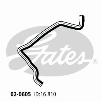 Gates 02-0605 Radiator Hose