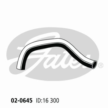 Gates 02-0645 Radiator Hose