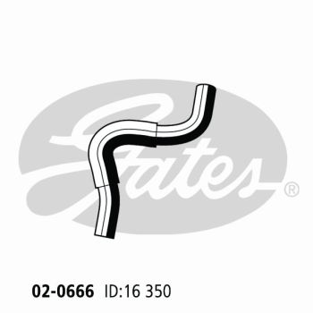 Gates 02-0666 Radiator Hose